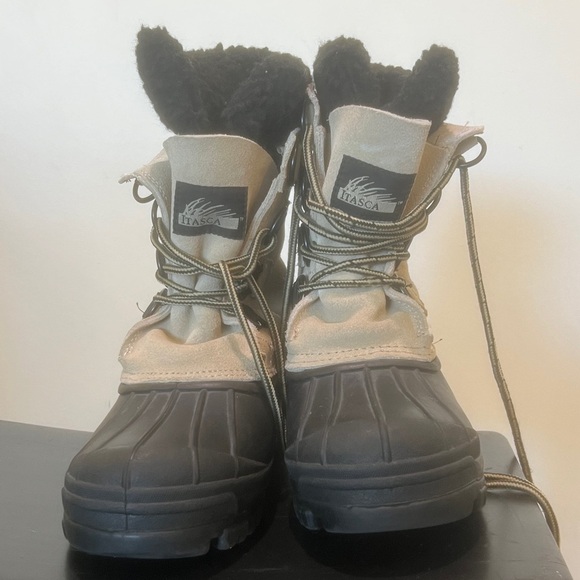 Itasca Men\'s Size 7 Black and Cream Snow Boots - Like New main image 12